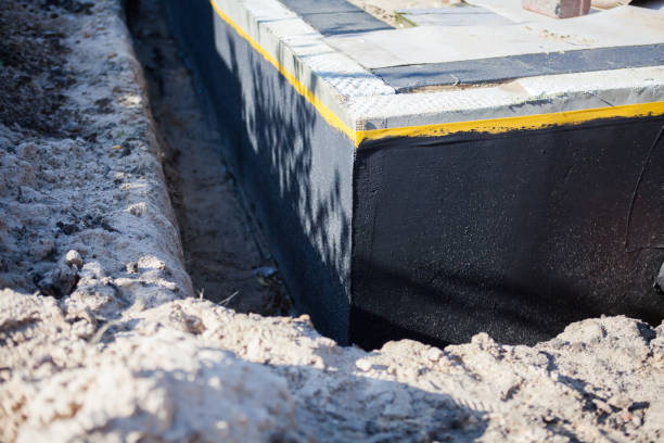 Residential Basement Waterproofing installation at a Wyocena, WI home by SJ Waterproofing Pros